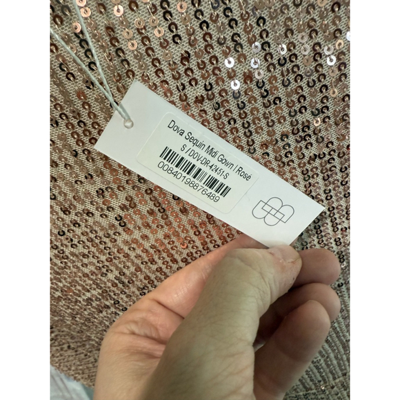 New Baltic Born Rose Gold Sequin Midi Small - Picture 4 of 6